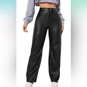 Womens leather pants